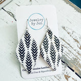Diva Earring: Herringbone