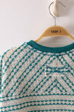 Textured Stripe Knit Top