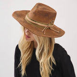 Rustic Cowgirl Fedora Hat