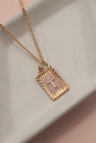 Sunburst Cross Necklace