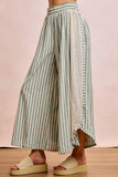 Floral Eyelet Wide Leg Pant