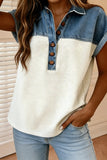 Color Block Denim Shirt