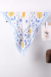 Floral Print Bandana Scarf
