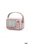 Digital Alarm Clock Retro Bluetooth Speaker