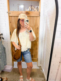 Flower Eyelet Top