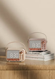 Digital Alarm Clock Retro Bluetooth Speaker