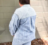 Indigo Button Up