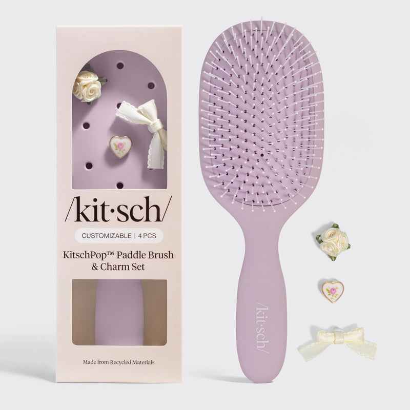 Kitschpop Paddle Brush - Soft Violet