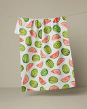 GEOMETRY Melon Market Tea Towel