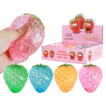 Strawberry Glitter Squish