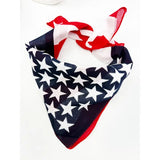 American Flag Patriotic Bandana Scarf