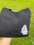 Coffee Ghost Embroidered Sweatshirt