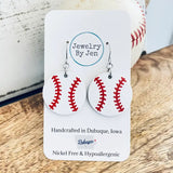 Baseball Earring: Medium