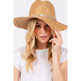 Straw Braided Summer Hat
