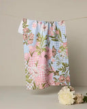 GEOMETRY Floral Collage Tea Towel