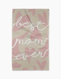 GEOMETRY Best Mom Tea Towel