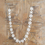 71.65" Snowflake Garland